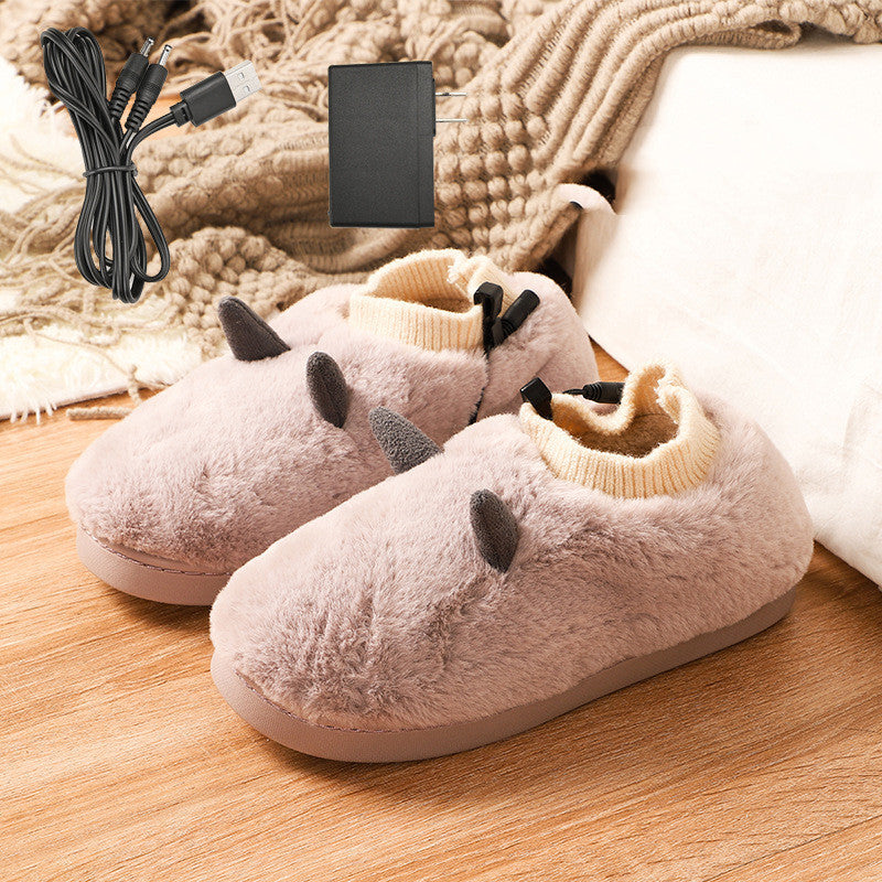 Chaussons chauffants électriques USB