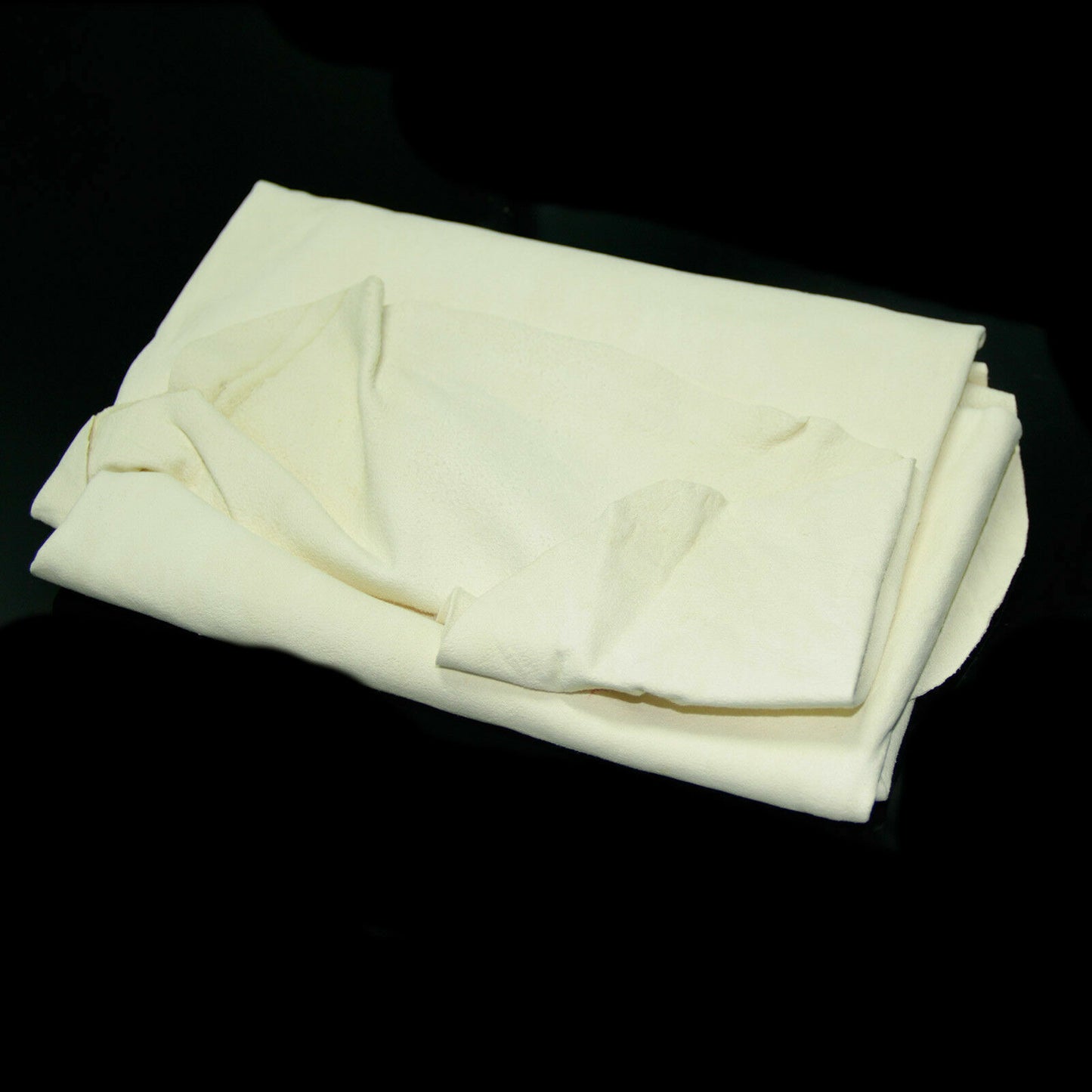 Grande peau de chamois naturelle pour voiture – chiffon de nettoyage absorbant, lavage et séchage 90*60cm