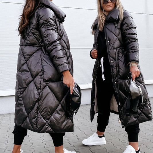 Manteau long d’hiver grande taille – Veste tendance et élégante