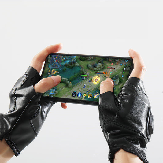 Gants Chauffants Intelligents – Demi-Doigts, Rechargeables | Confort Thermique pour l’Hiver & la Moto