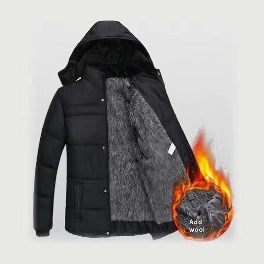 Manteau chaud homme – Veste d’hiver matelassée en coton