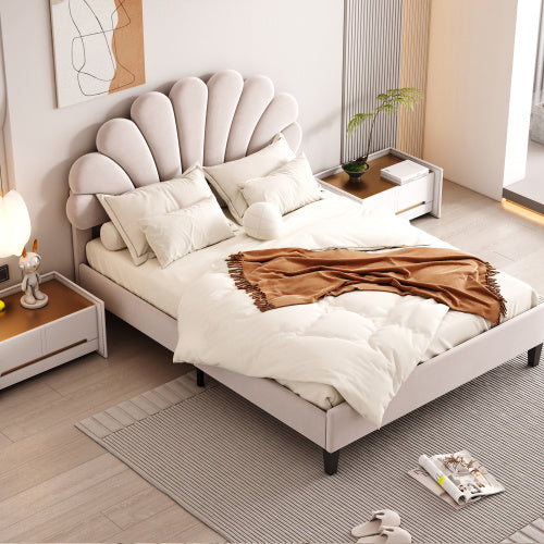 Lit en velours pour fille