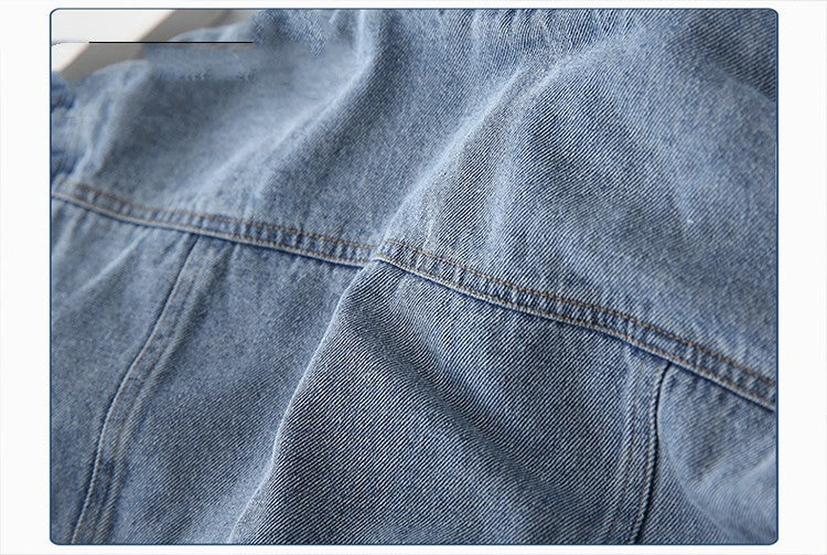 Veste en Jean Hiver Enfant – Doublure Cachemire Chaud