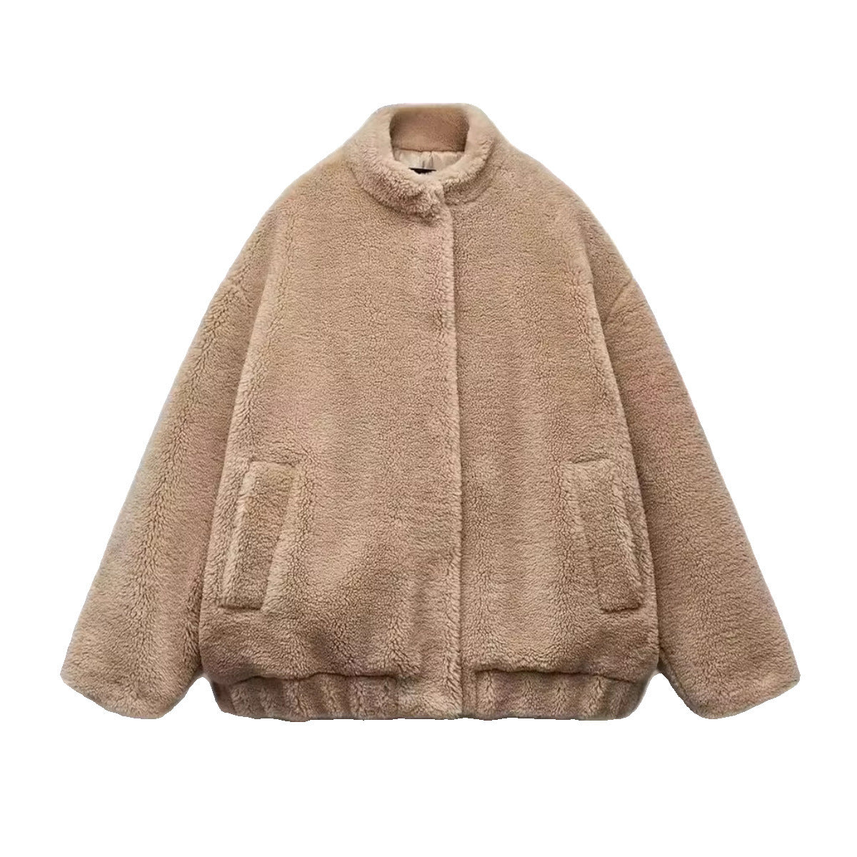 Blouson bomber femme en polaire – Chaud et décontracté