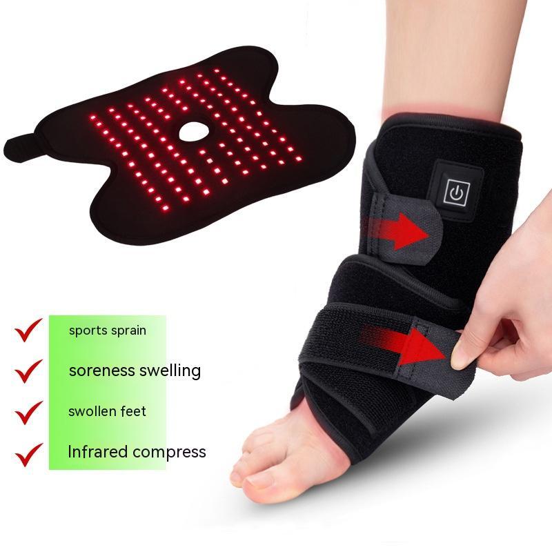 Bande de Physiothérapie pour Cheville – Chauffage & Lumière Rouge