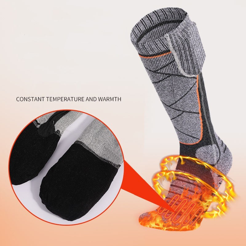 Chaussettes Chauffantes à Télécommande – Modèle Long Tube Rechargeable