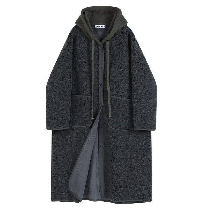 Manteau femme en laine d’agneau – Mode automne & hiver