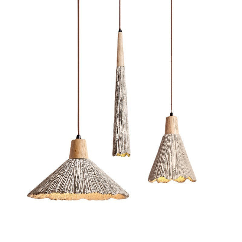 Lustre en ciment style nordique – Décoration de salon