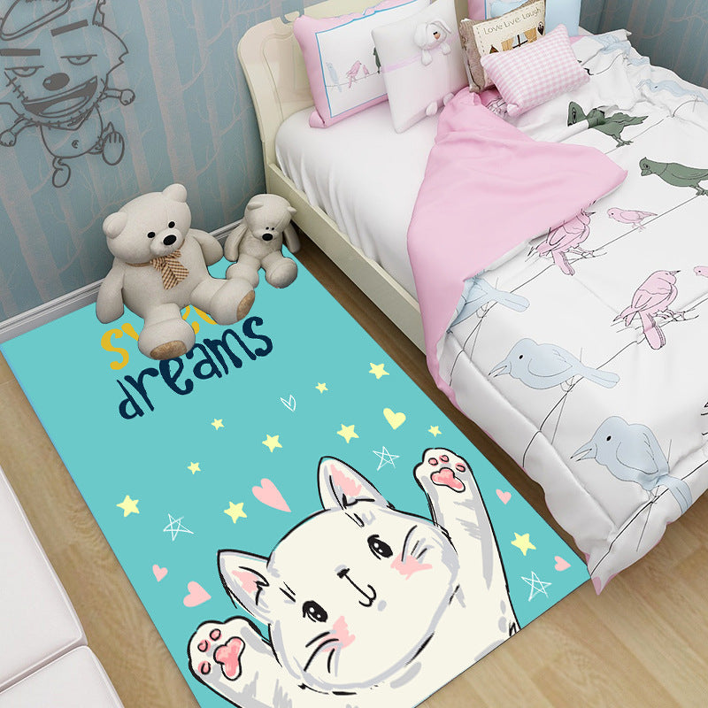 Tapis chambre – Motif cartoon/anime en polyester