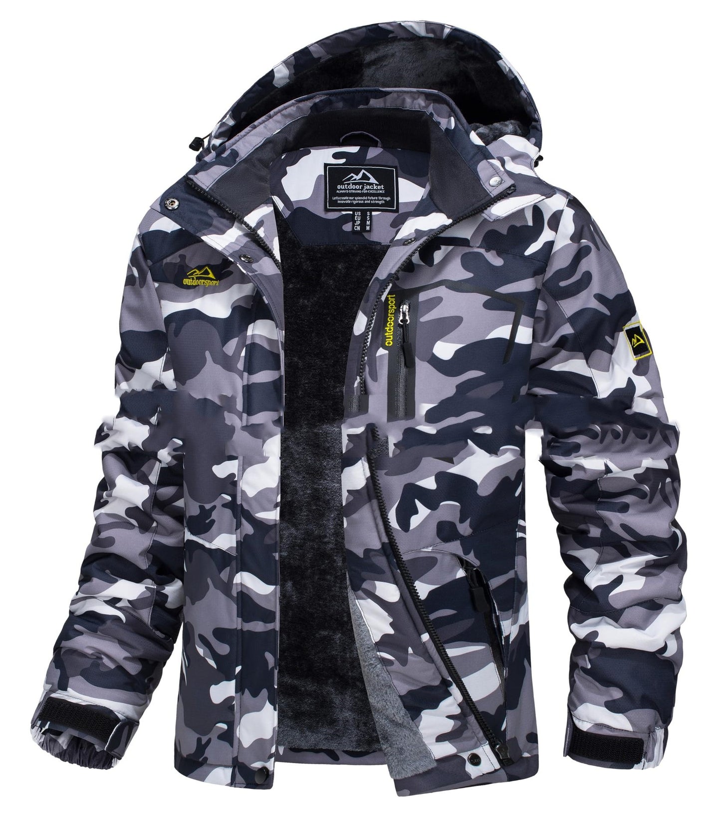 Veste de ski femme – Hiver, casual, chaude et coupe-vent