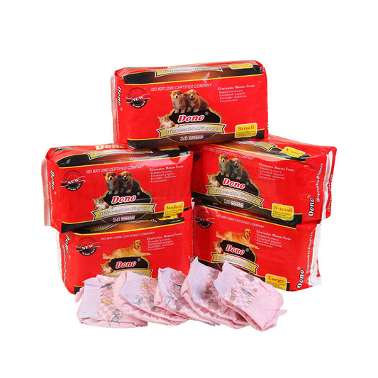 Couches jetables pour chiots en apprentissage, les animaux âgés, les femelles en chaleur & les animaux souffrants d'incontinence.