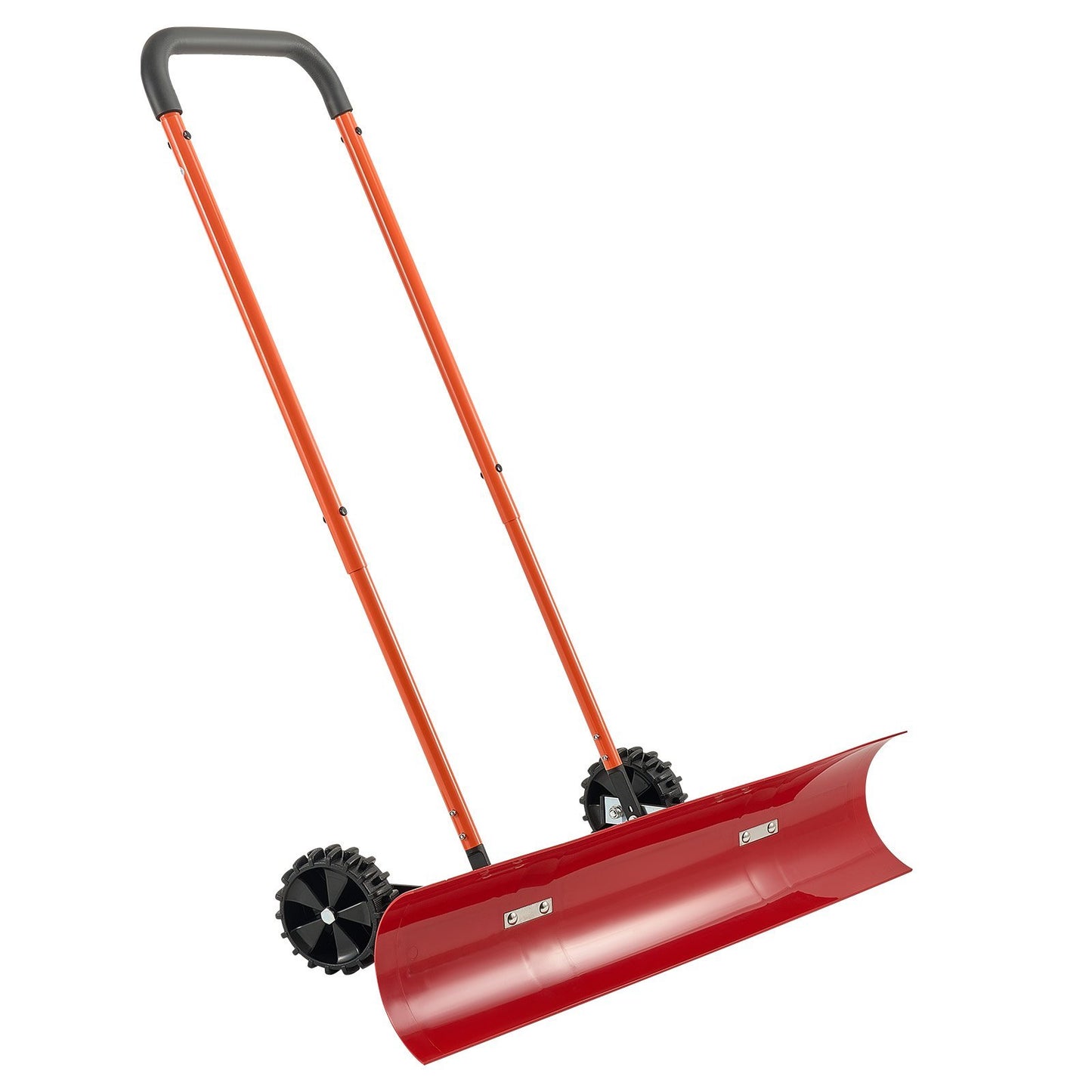 Pelle à neige avec roues – Lame 96 cm en plastique, chasse-neige d’hiver pour allée et entrée