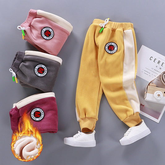 Pantalons de survêtement en cachemire pour enfants