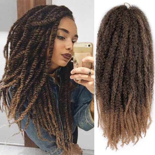 Mèches crochet Dirty Braid noires