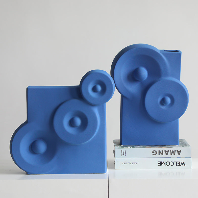 Vase en céramique pour salon – décoration douce et élégante pour maison ou salle d’exposition