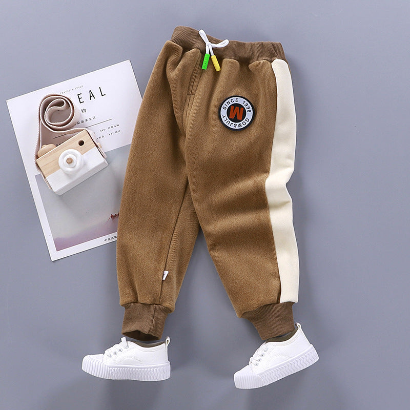 Pantalons de survêtement en cachemire pour enfants
