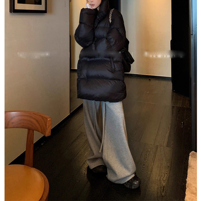 Manteau femme épais mi-long – Style doudoune confortable et tendance