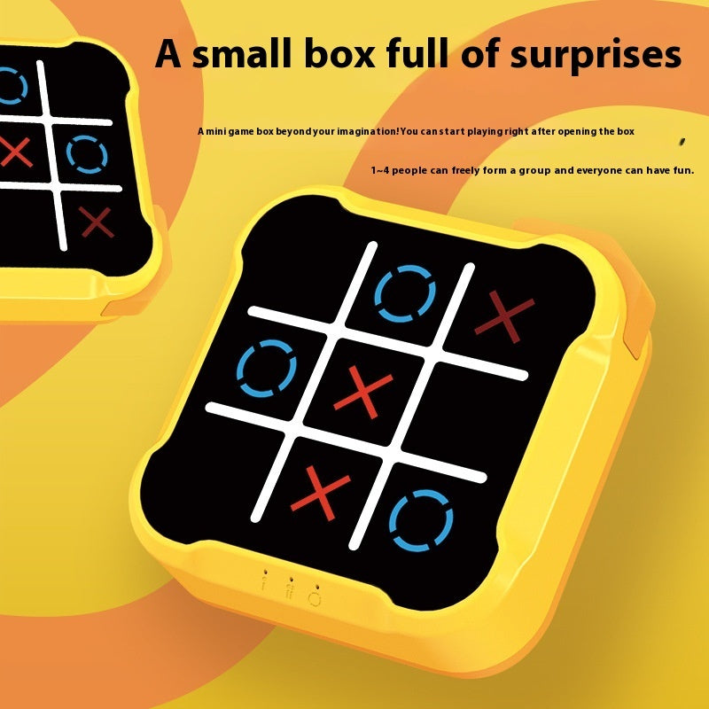 Jeu Éducatif Morpion & Échecs Mini – Version Montessori Portable