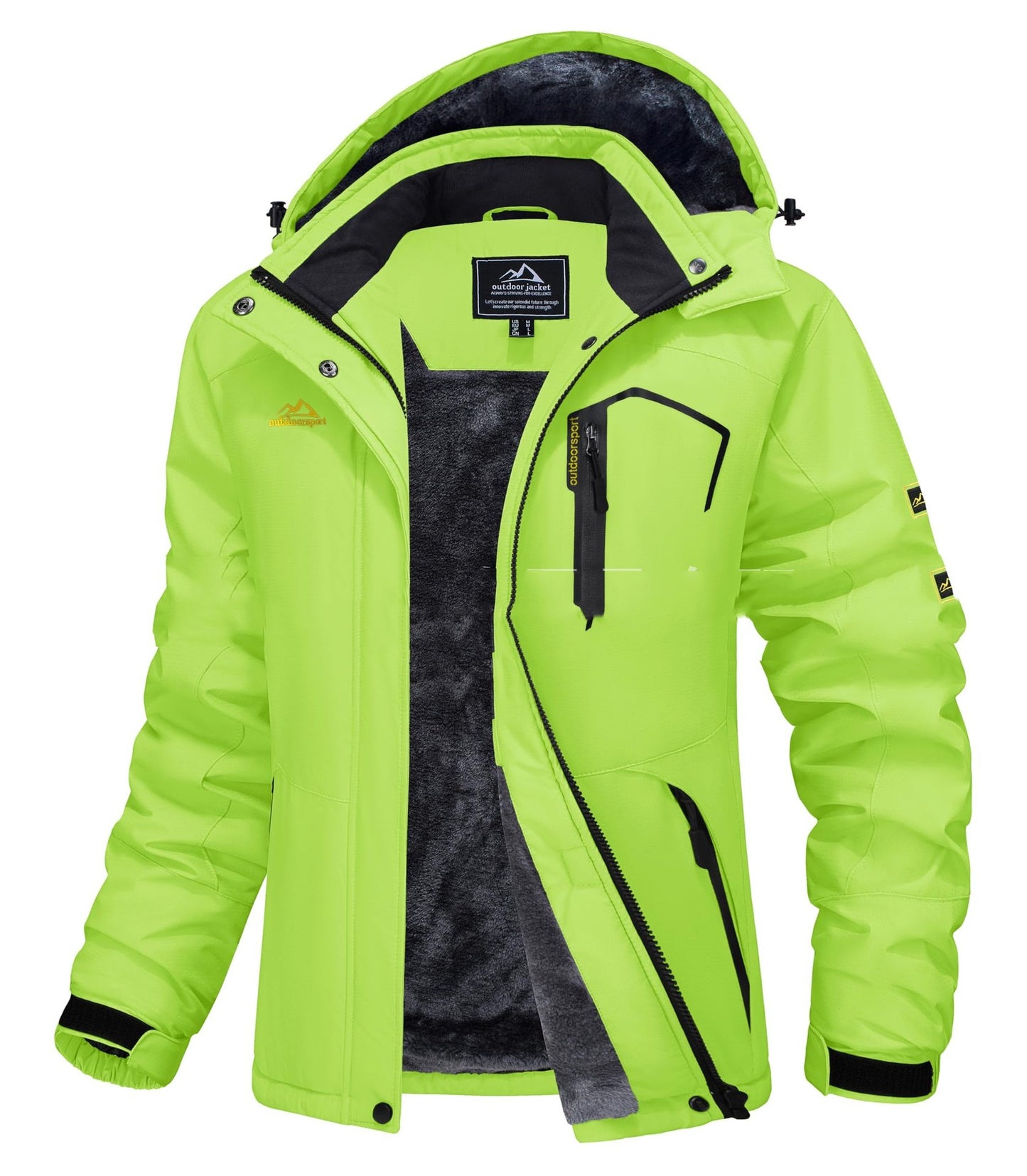 Veste de ski femme – Hiver, casual, chaude et coupe-vent