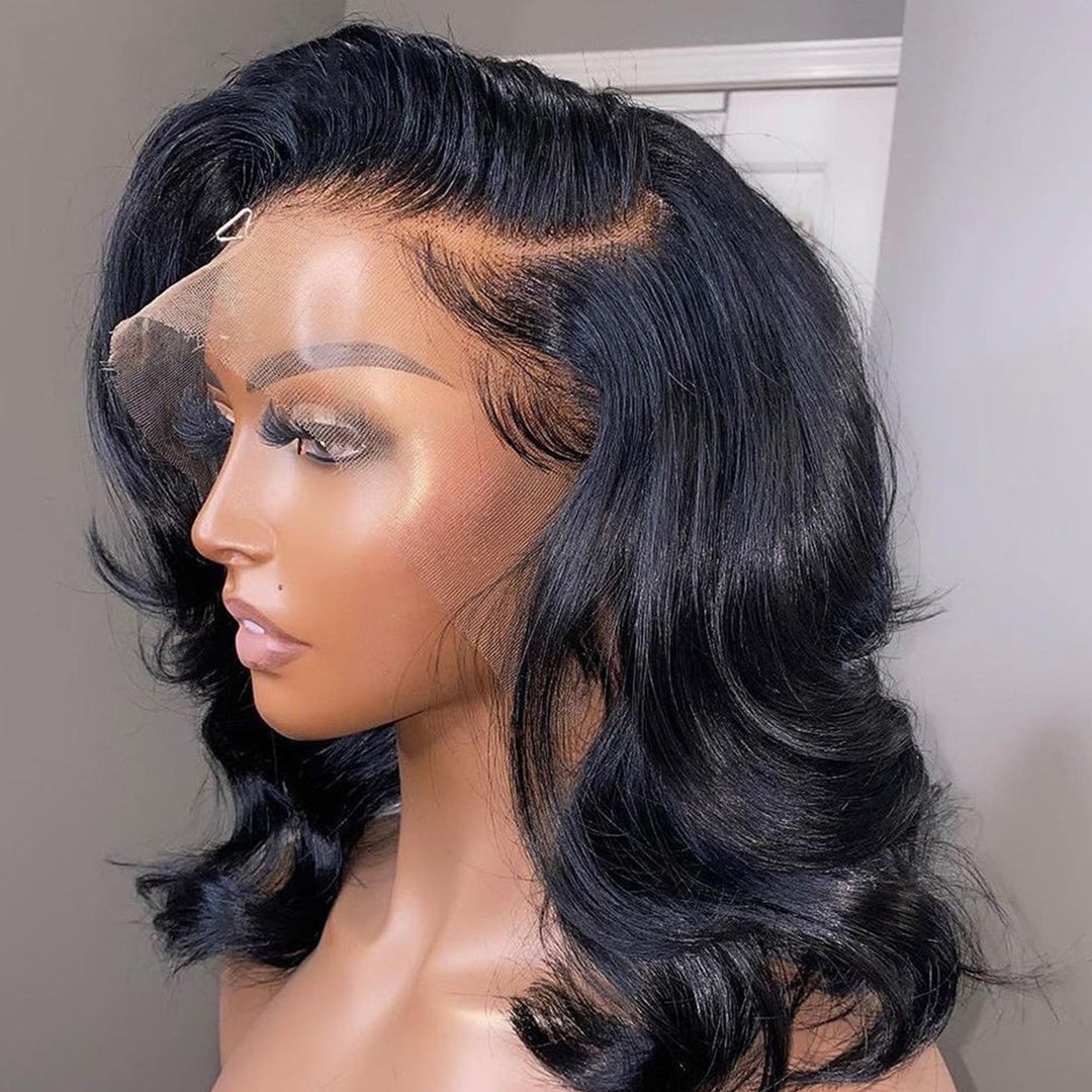 Perruque bob front lace 13x4 – Cheveux brésiliens
13x4 Lace Front Bob Wig – Brazilian Hair