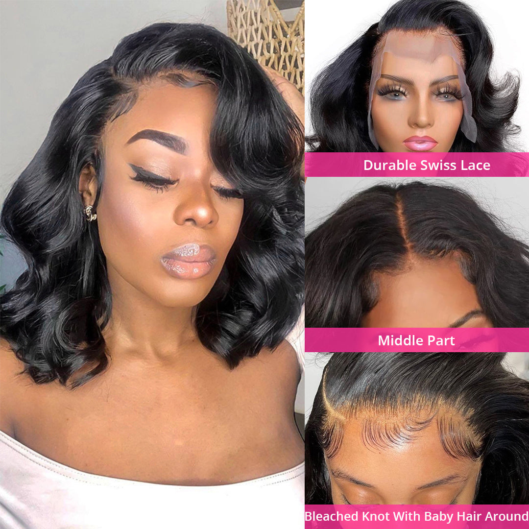 Perruque bob front lace 13x4 – Cheveux brésiliens
13x4 Lace Front Bob Wig – Brazilian Hair