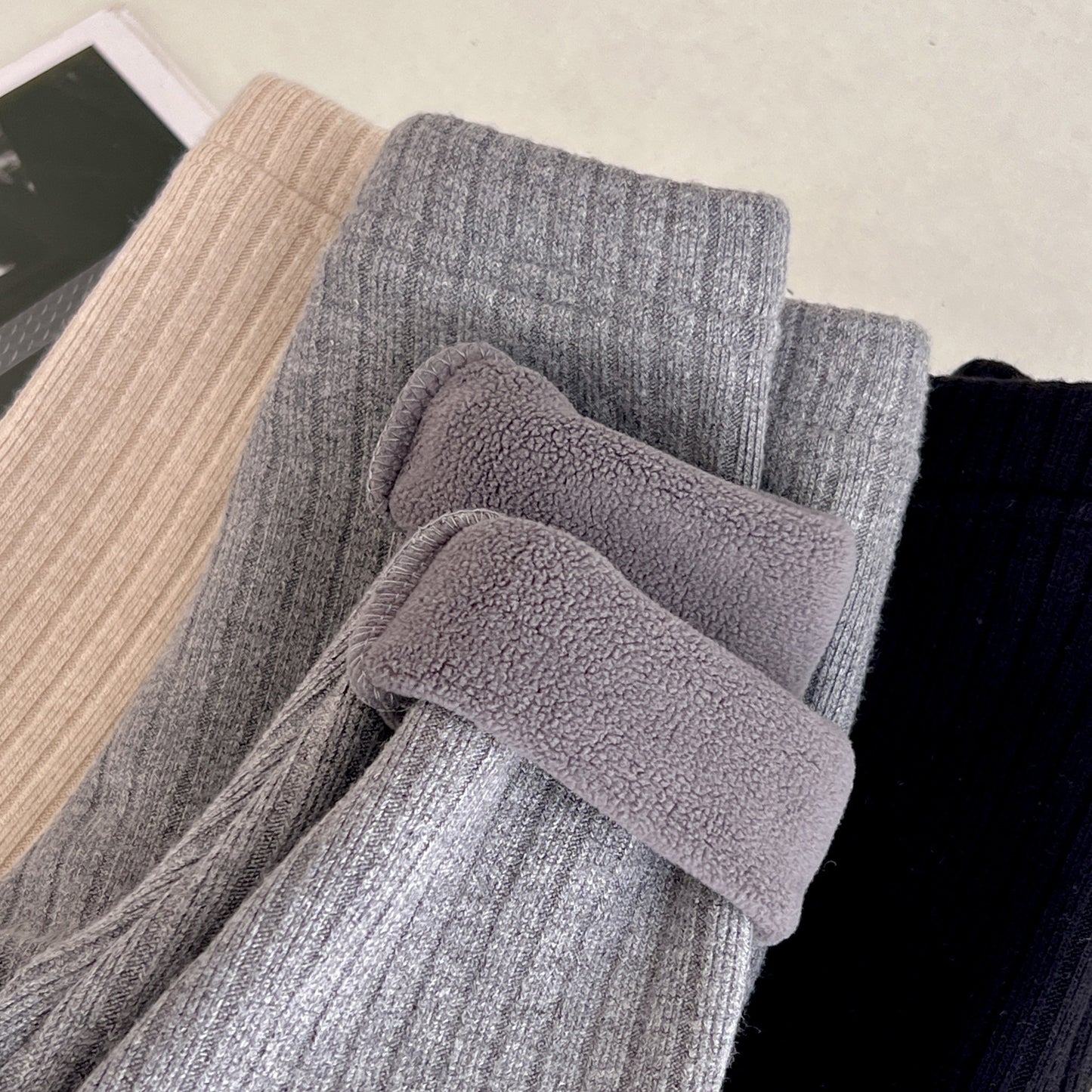 Leggings chauds polyvalents doublés en polaire – épais