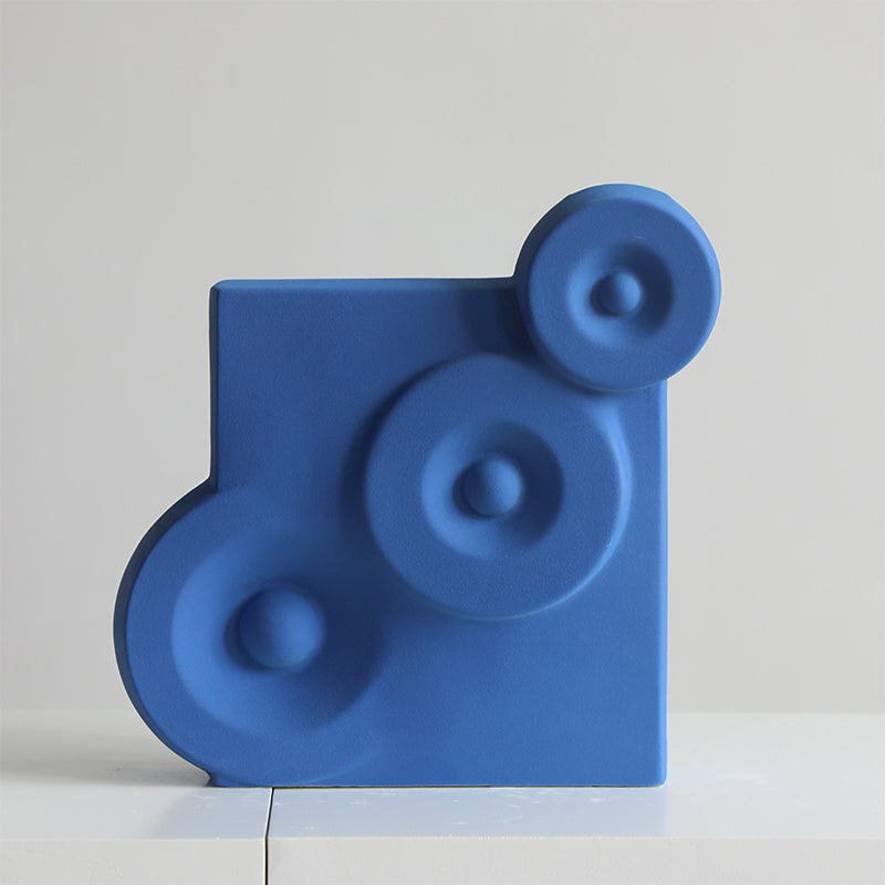 Vase en céramique pour salon – décoration douce et élégante pour maison ou salle d’exposition