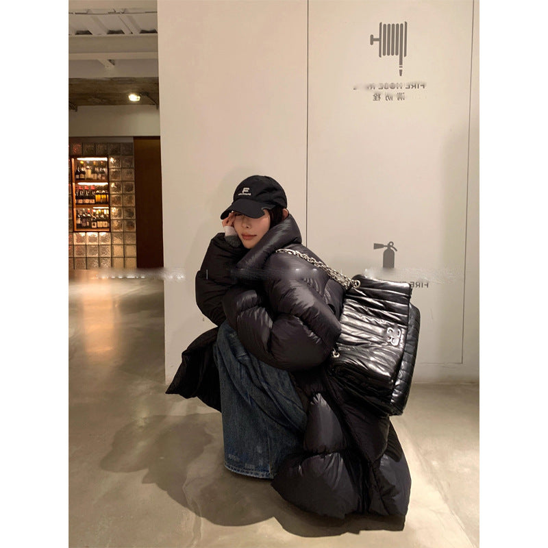 Manteau femme épais mi-long – Style doudoune confortable et tendance