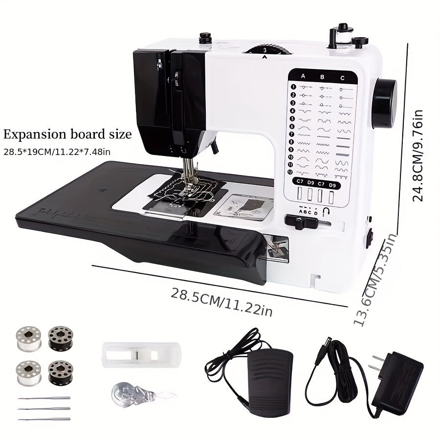 Machine à Coudre Électrique Multifonctionnelle de Bureau – Automatique avec Carte d’Extension