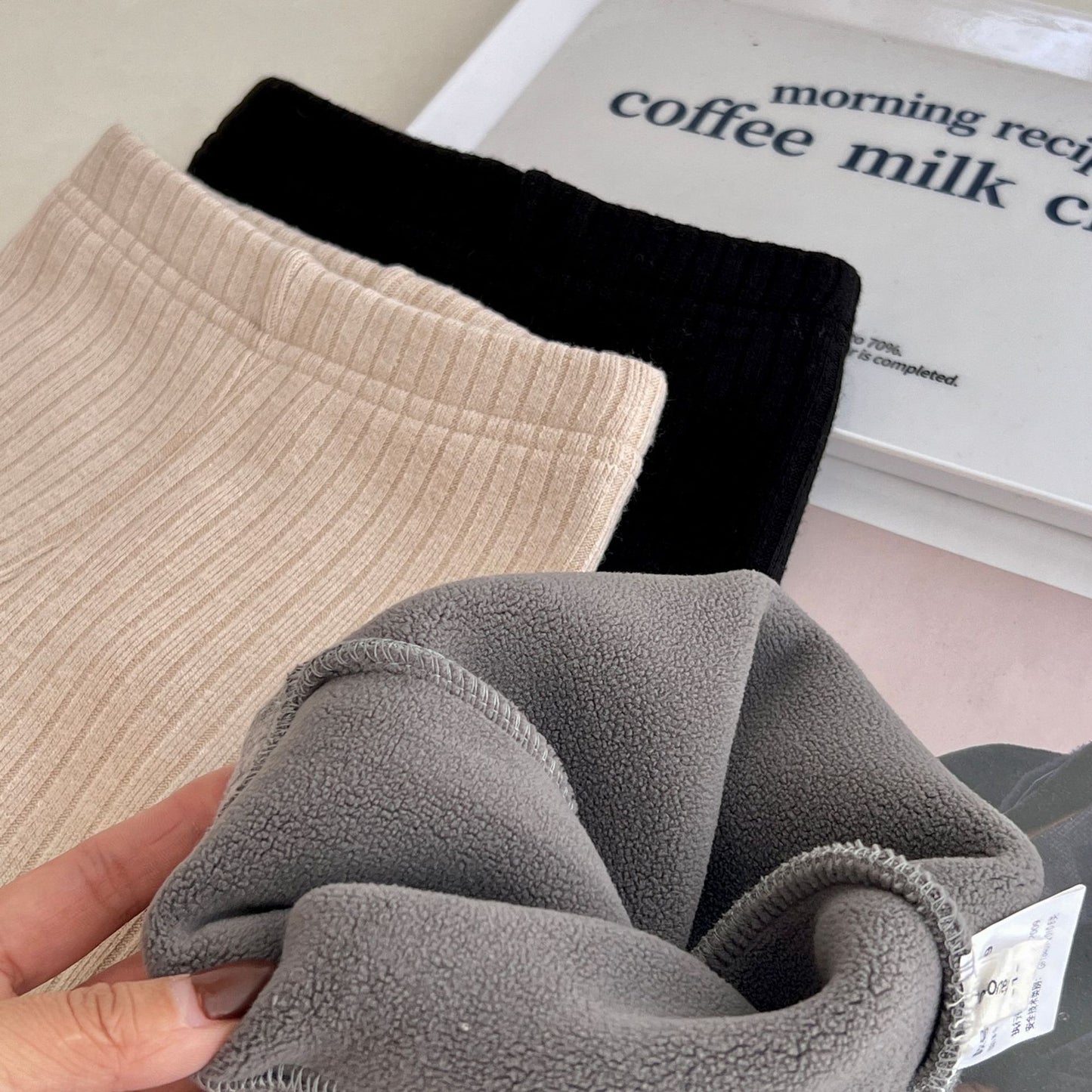 Leggings chauds polyvalents doublés en polaire – épais
