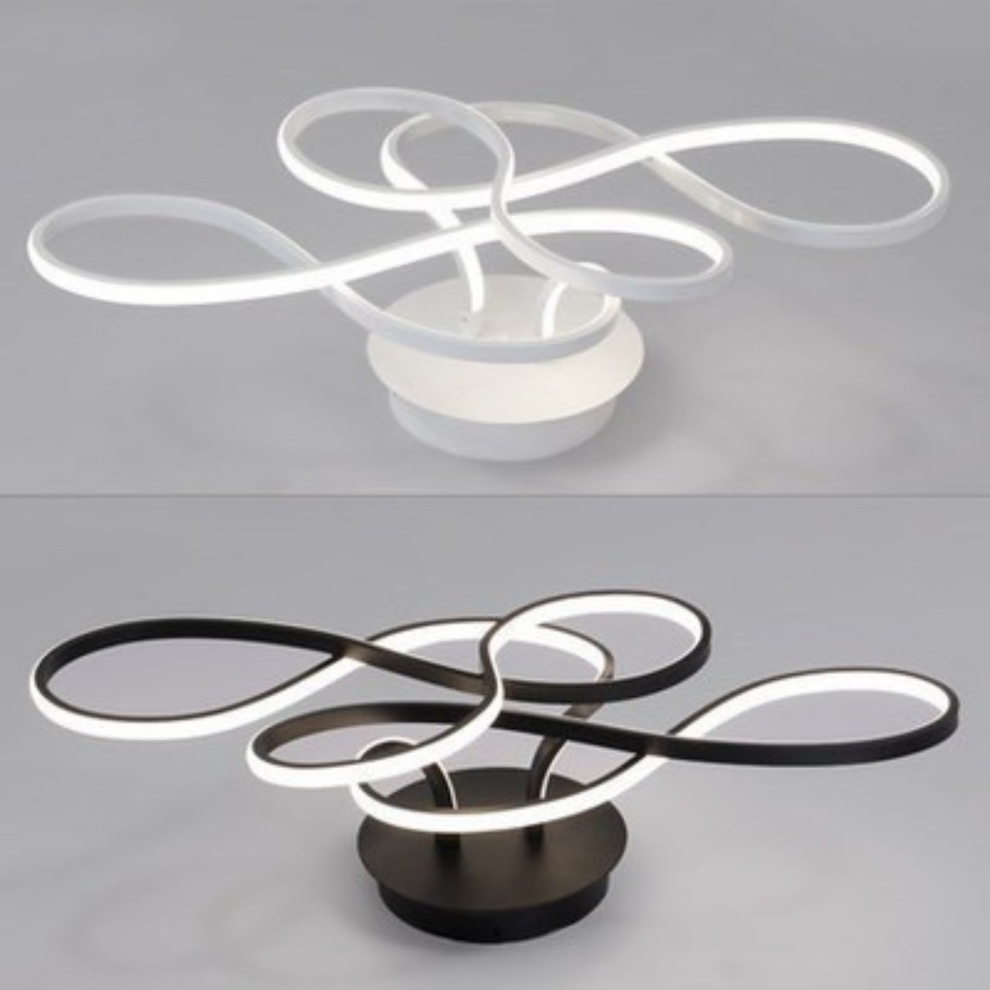 Lampe de salon moderne minimaliste à forme irrégulière