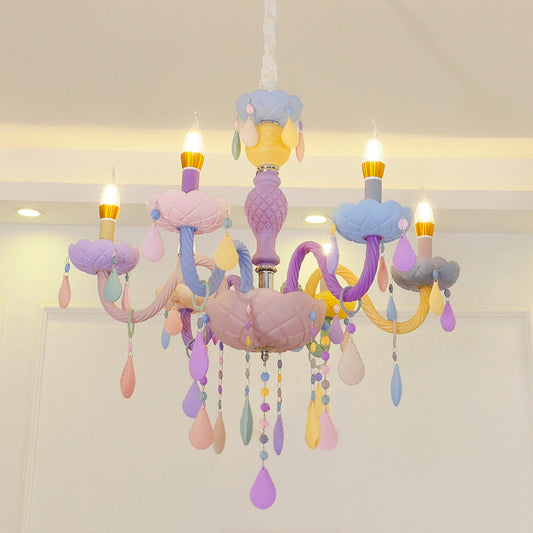 Lampe de chevet cristal – Design macaron, élégante et moderne