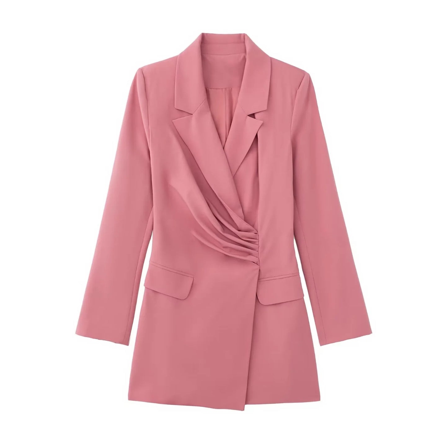 Robe Blazer Femme Plissée – Élégante, Style Tailleur Moderne et Structuré
