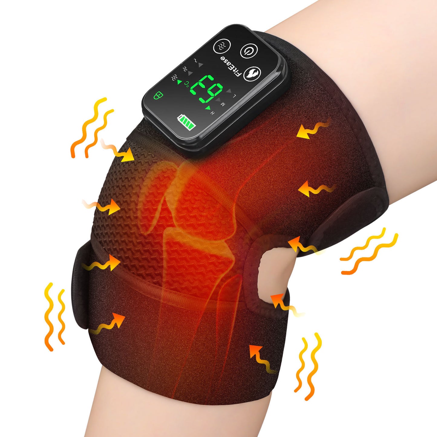 Genouillère/Épaulière chauffante intelligente avec massage vibrant