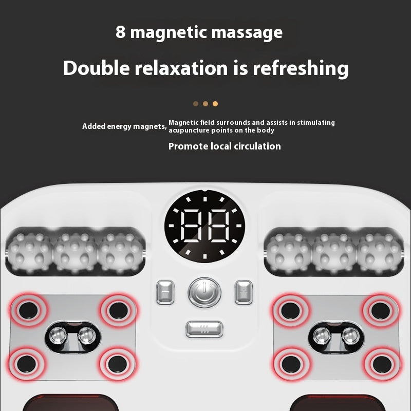 Appareil de massage sans fil pour les pieds – Fonction de pétrissage automatique et recharge rapide