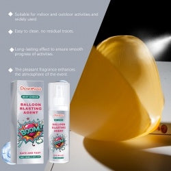 Dowmoo Latex Balloon Ambiance – Ballons de Mariage avec Spray de Sécurité