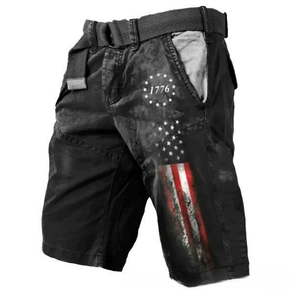 Short ample tendance pour homme avec impression numérique 3D