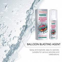 Dowmoo Latex Balloon Ambiance – Ballons de Mariage avec Spray de Sécurité
